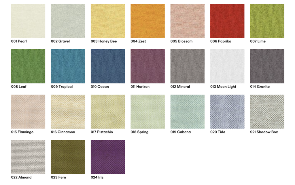 Knoll Crossroad textile swatches